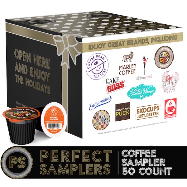 Perfect Samplers  Coffee Lovers Variety Pack -50 Count